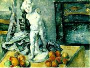 Paul Cezanne stilleben med statyett oil painting on canvas